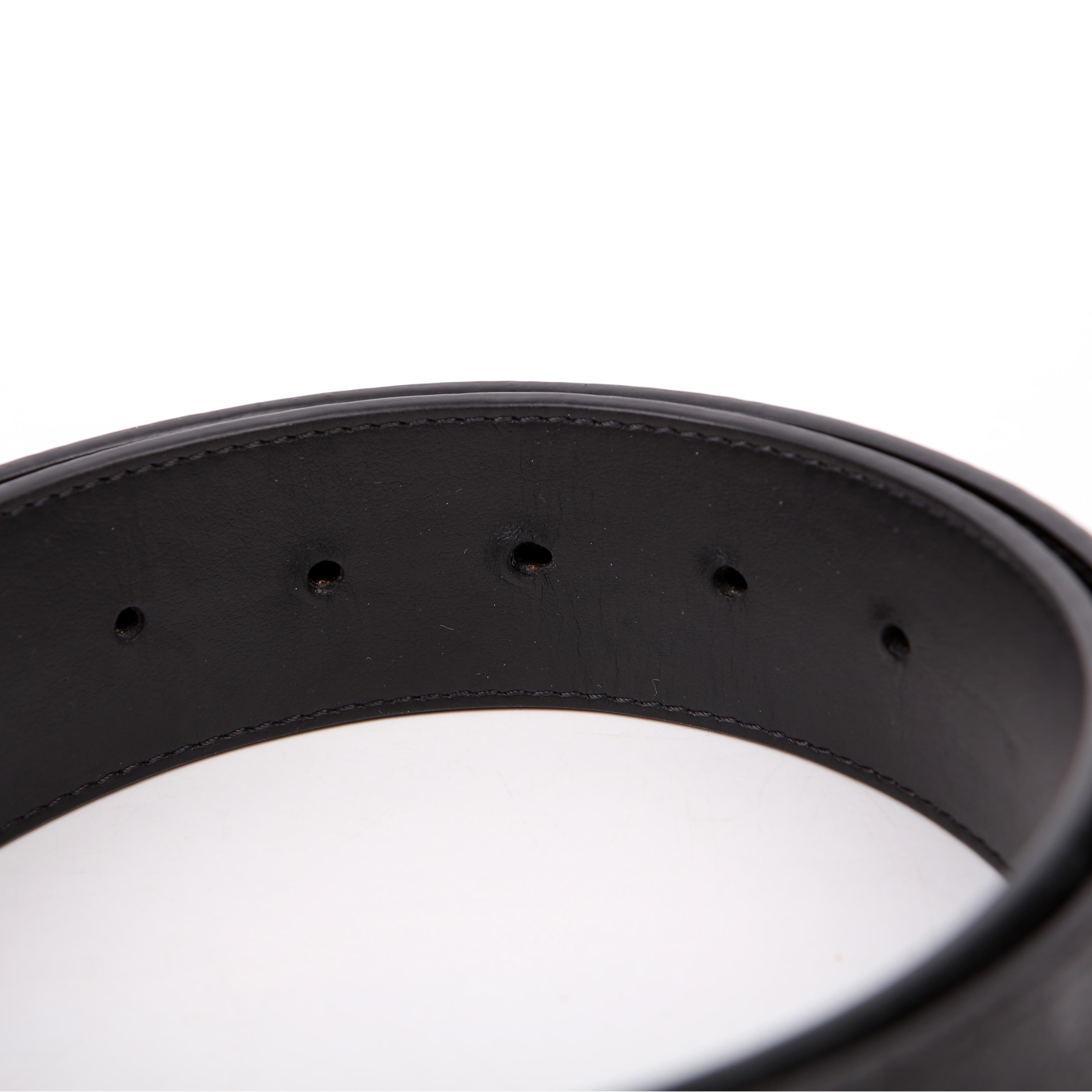 LV Initiales 40MM Reversible Leather/Monogram Eclipse Belt Size 85/34