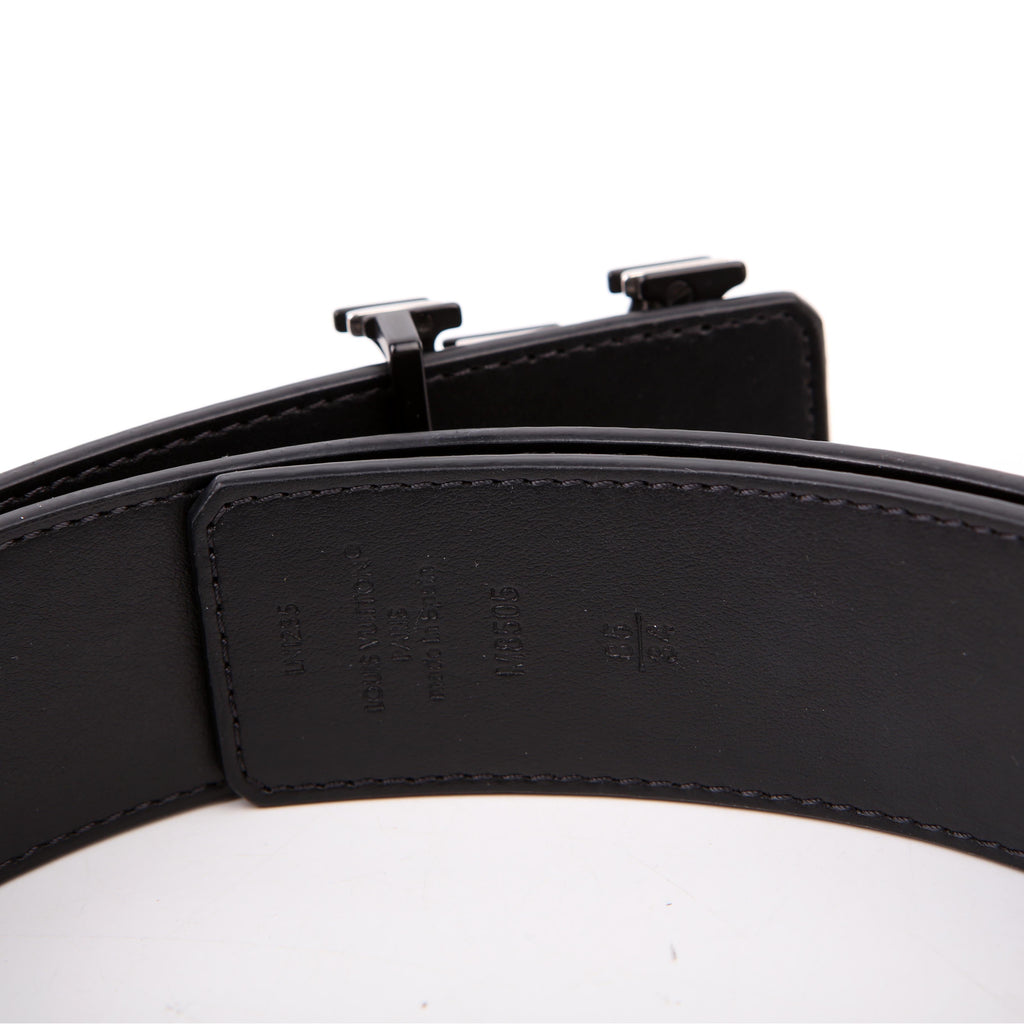 LV Initiales 40MM Reversible Leather/Monogram Eclipse Belt Size 85/34