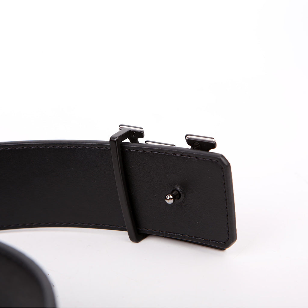 LV Initiales 40MM Reversible Leather/Monogram Eclipse Belt Size 85/34