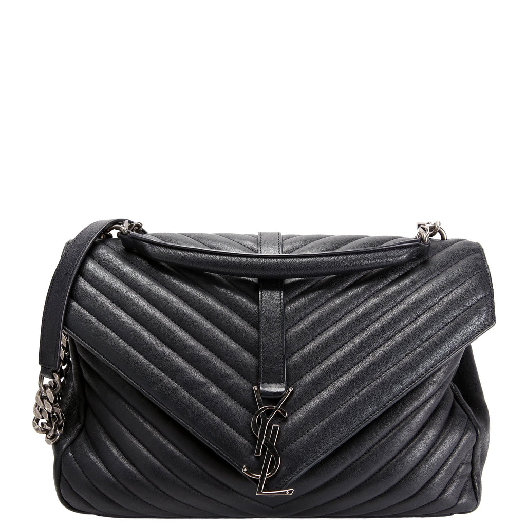 SAINT LAURENT College Bag Large 392738 Black