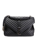 SAINT LAURENT College Bag Large 392738 Black