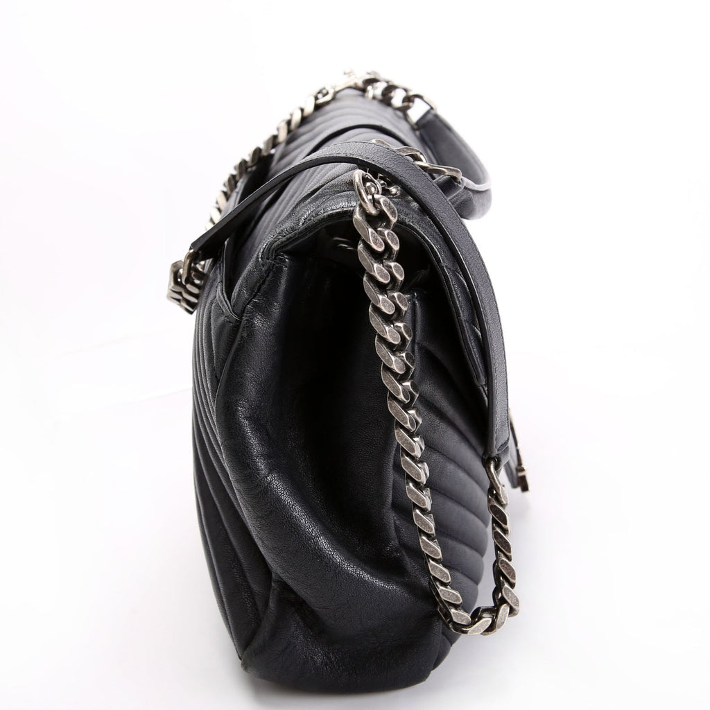 SAINT LAURENT College Bag Large 392738 Black