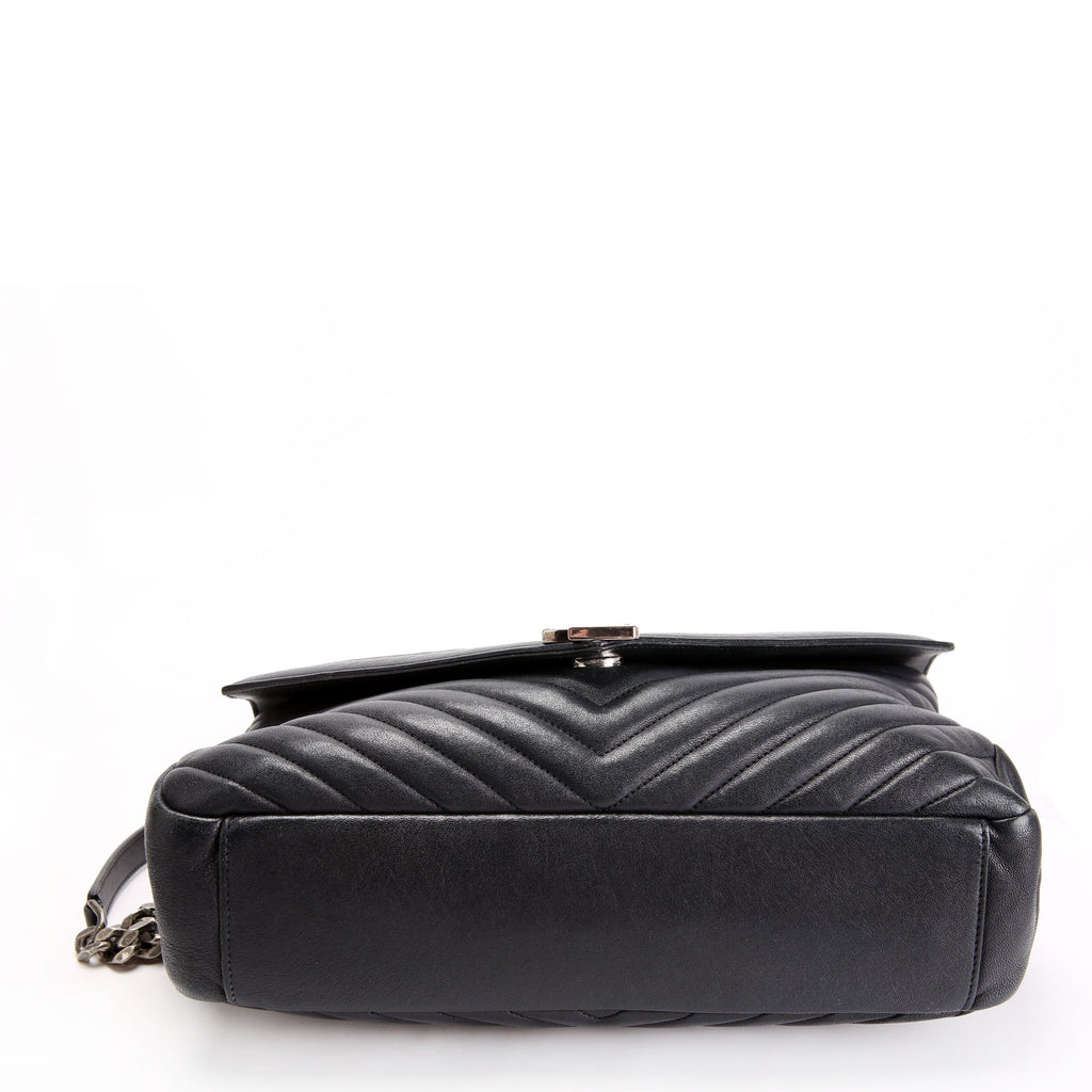 SAINT LAURENT College Bag Large 392738 Black