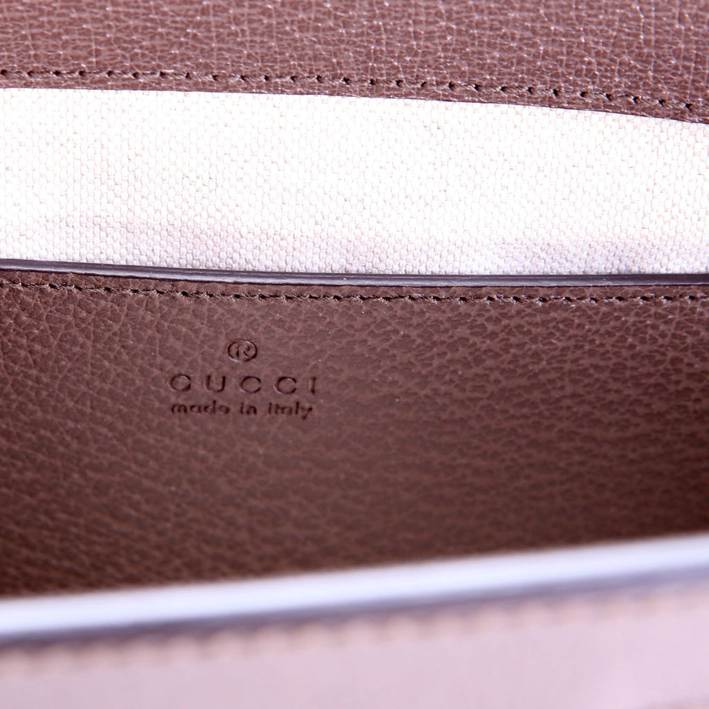 Gucci 503877 Ophidia Jumbo GG Canvas Small Shoulder Bag Brown
