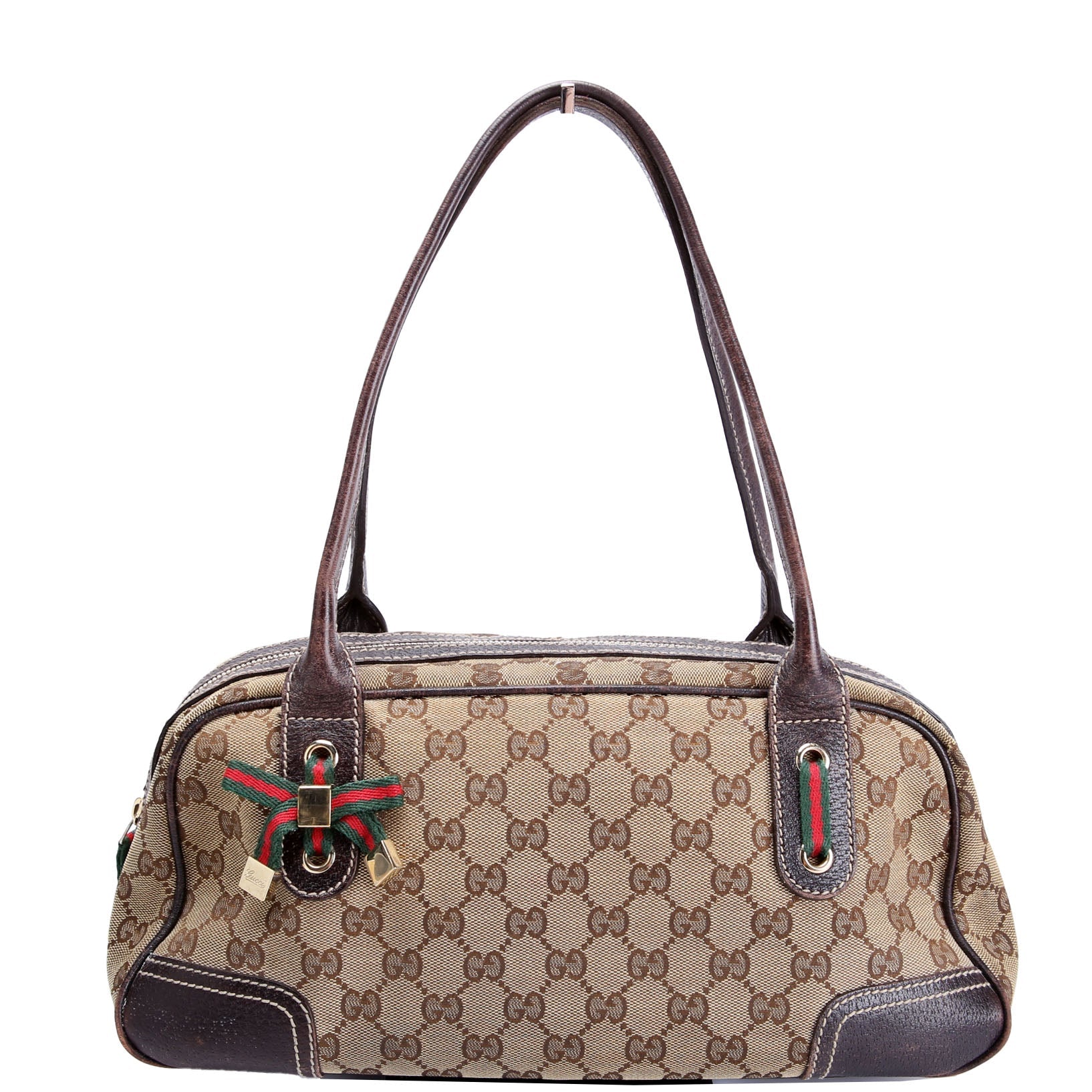 161720 GG Canvas Princy Boston Bag