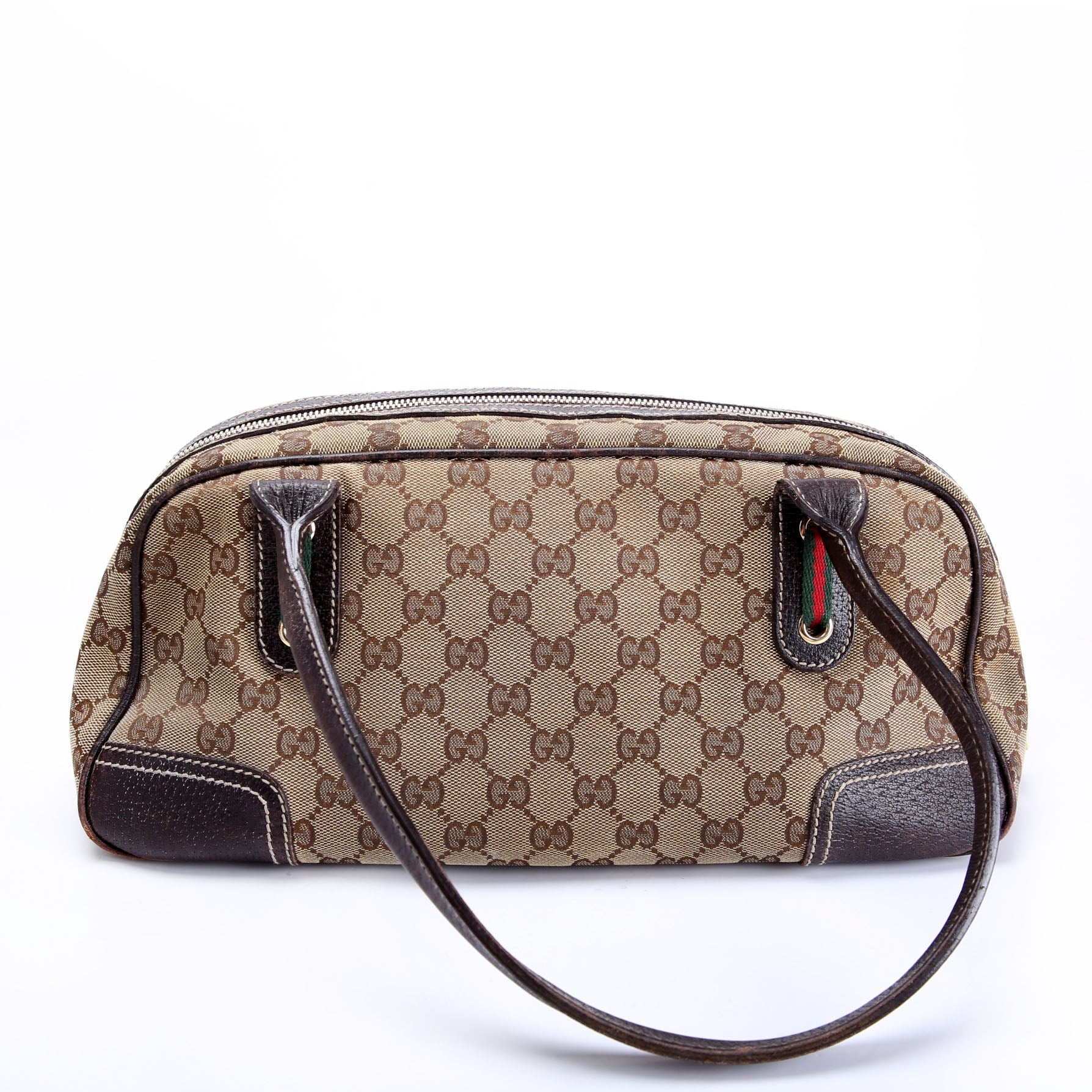 161720 GG Canvas Princy Boston Bag