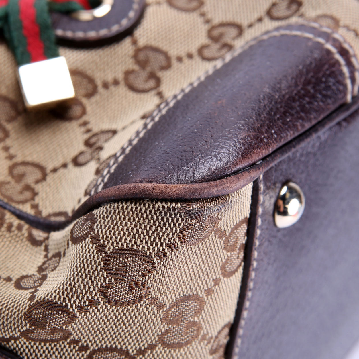161720 GG Canvas Princy Boston Bag
