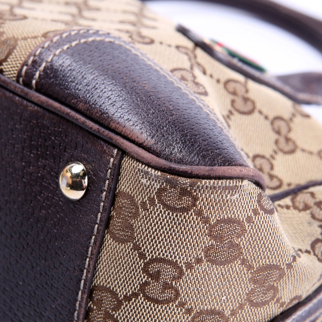 161720 GG Canvas Princy Boston Bag
