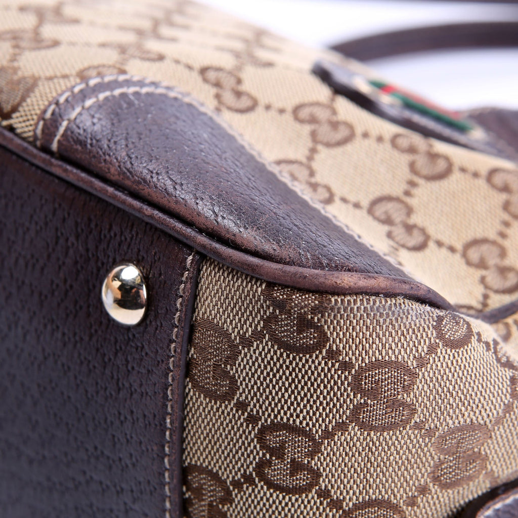 161720 GG Canvas Princy Boston Bag
