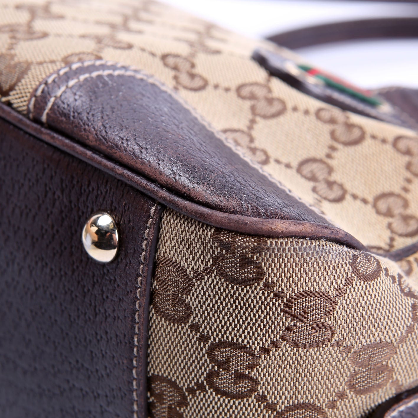 161720 GG Canvas Princy Boston Bag