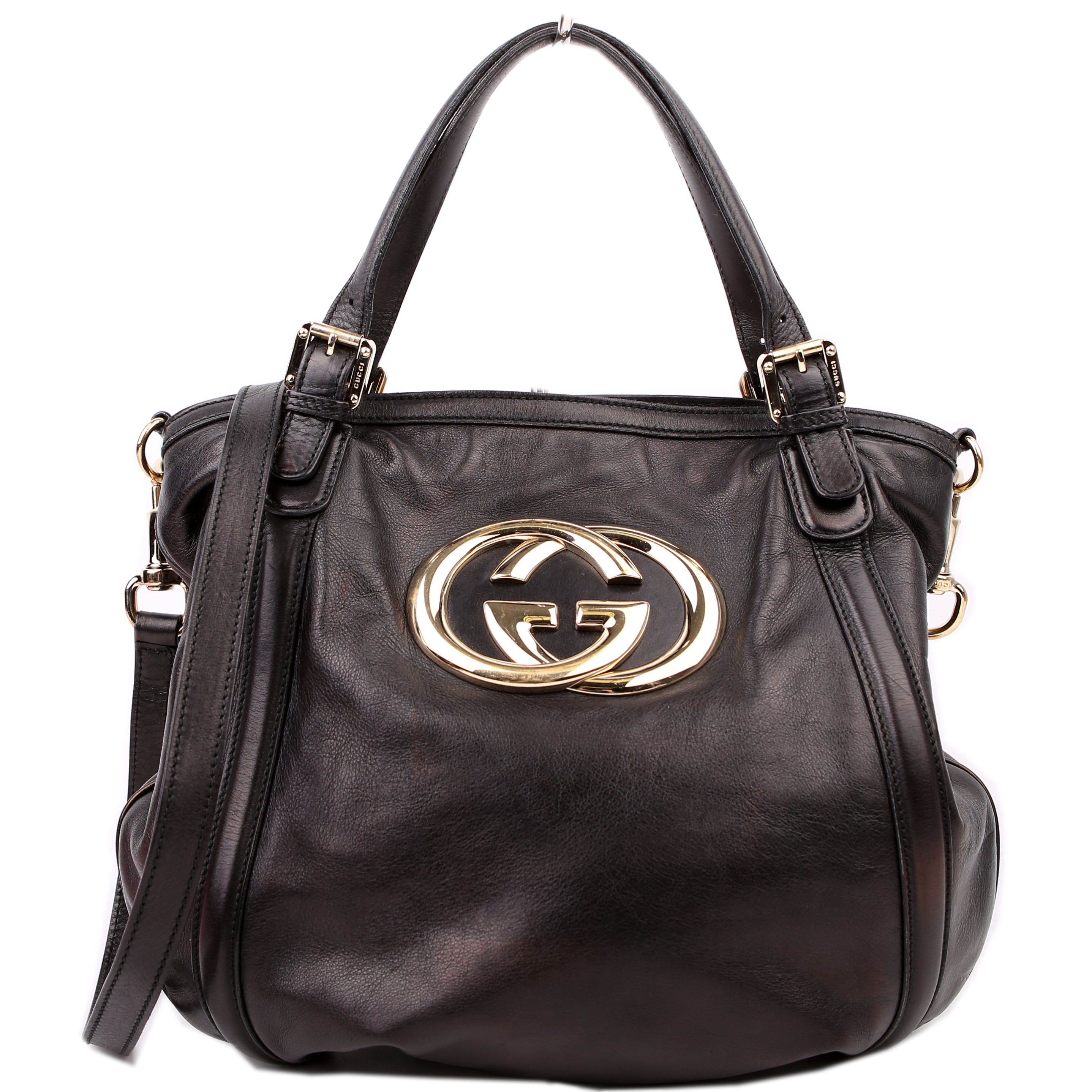 Gucci 162886 Britt Hobo Black