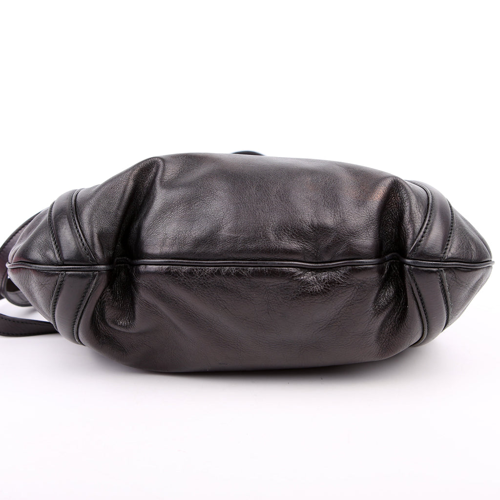Gucci 162886 Britt Hobo Black
