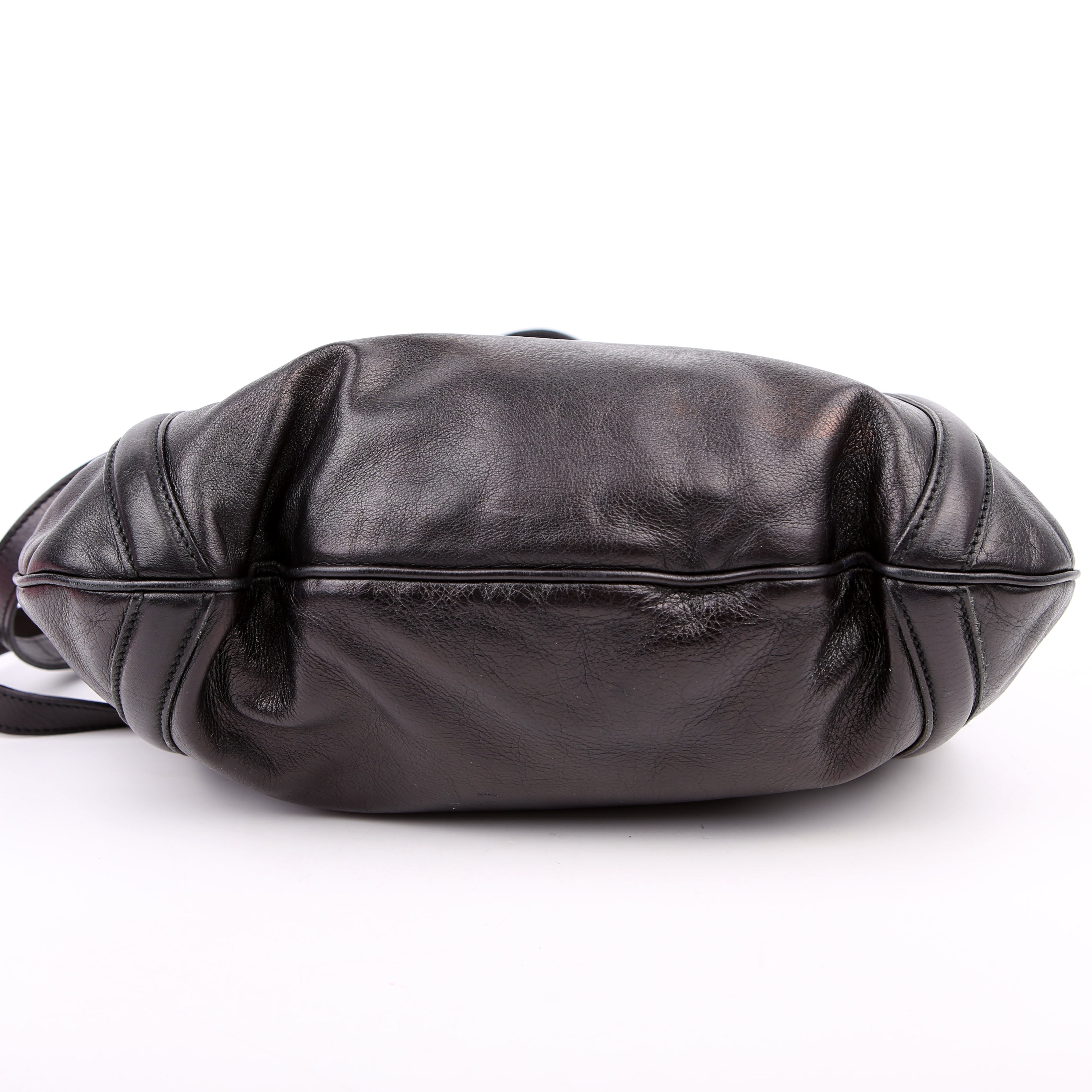 Gucci 162886 Britt Hobo Black