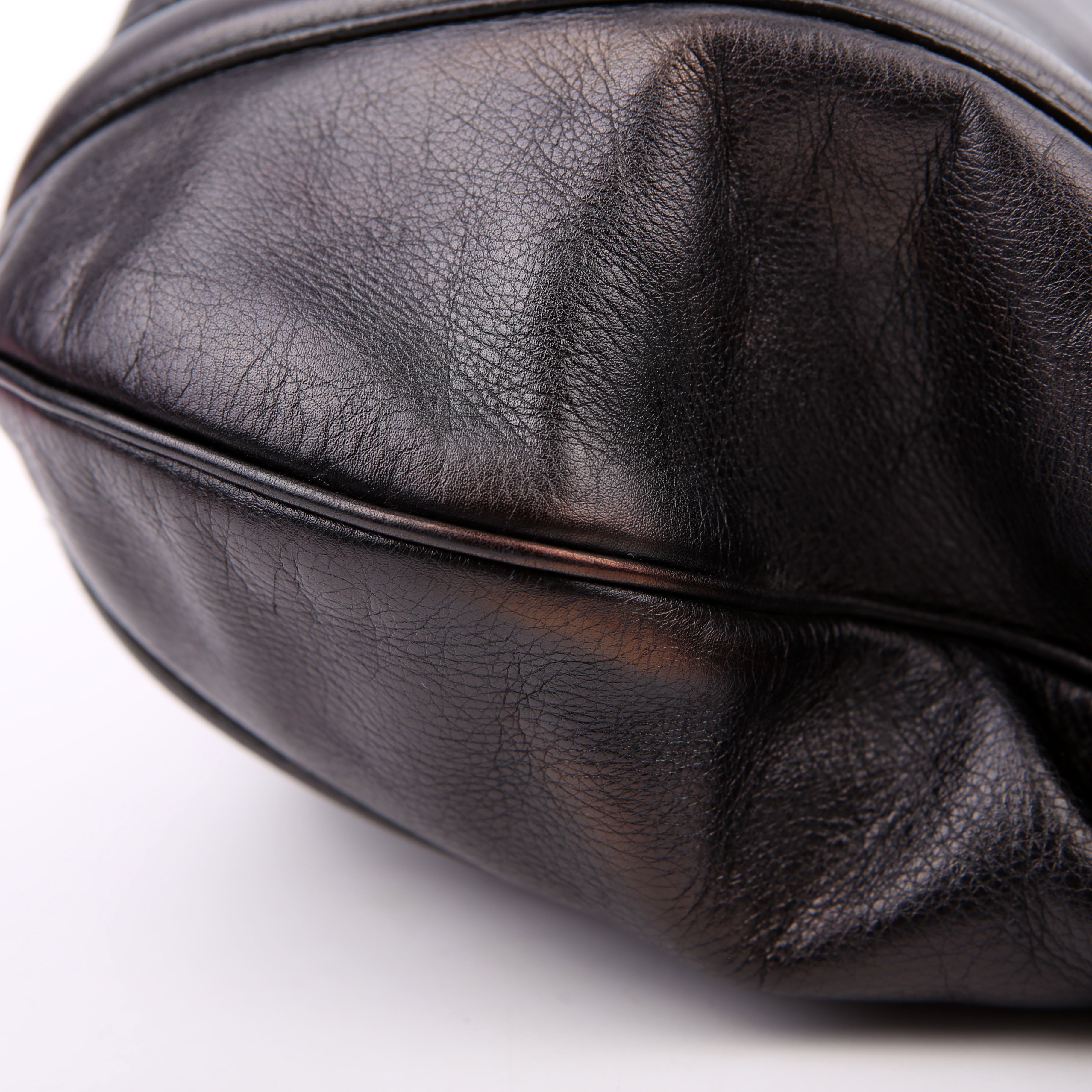 Gucci 162886 Britt Hobo Black