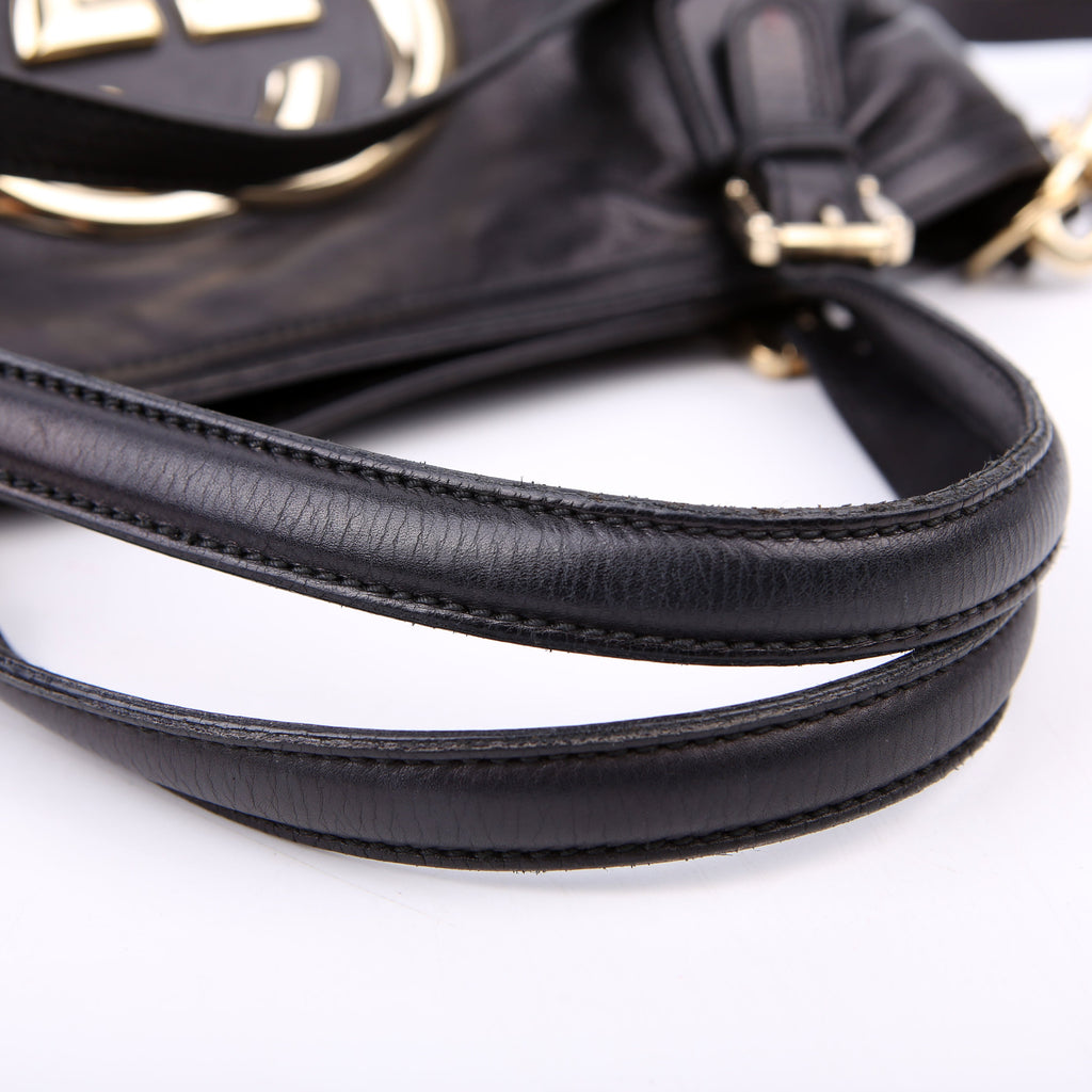 Gucci 162886 Britt Hobo Black