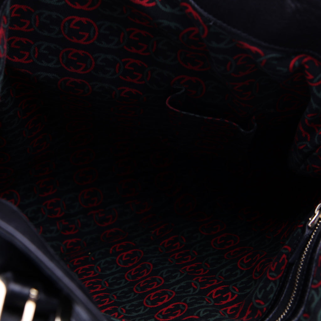 Gucci 162886 Britt Hobo Black