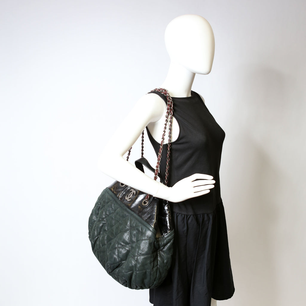 In The Mix Tote 13M Green/Black