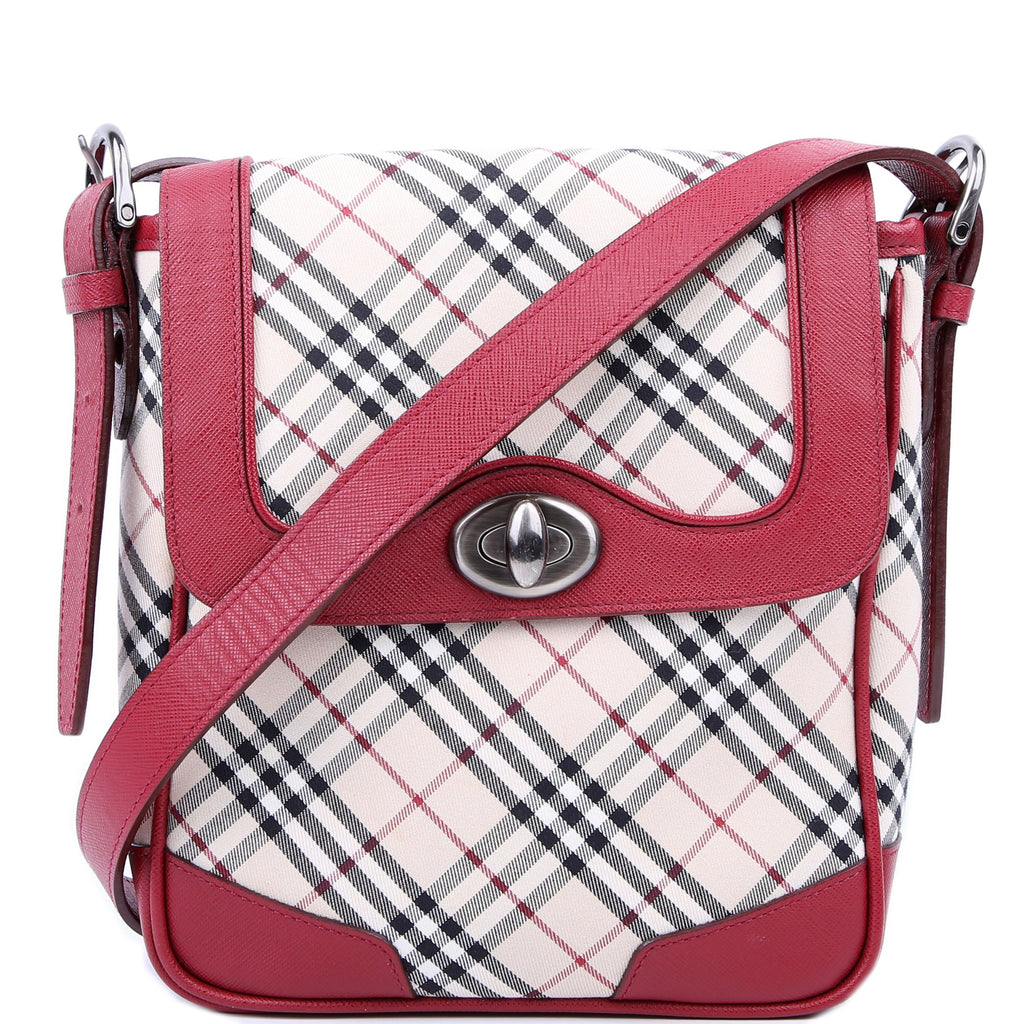Nova Check Turnlock Shoulder Red