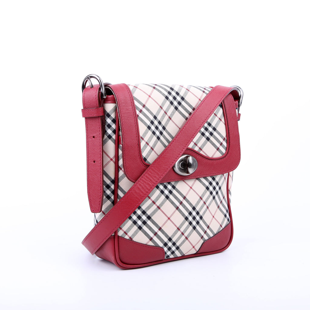 Nova Check Turnlock Shoulder Red