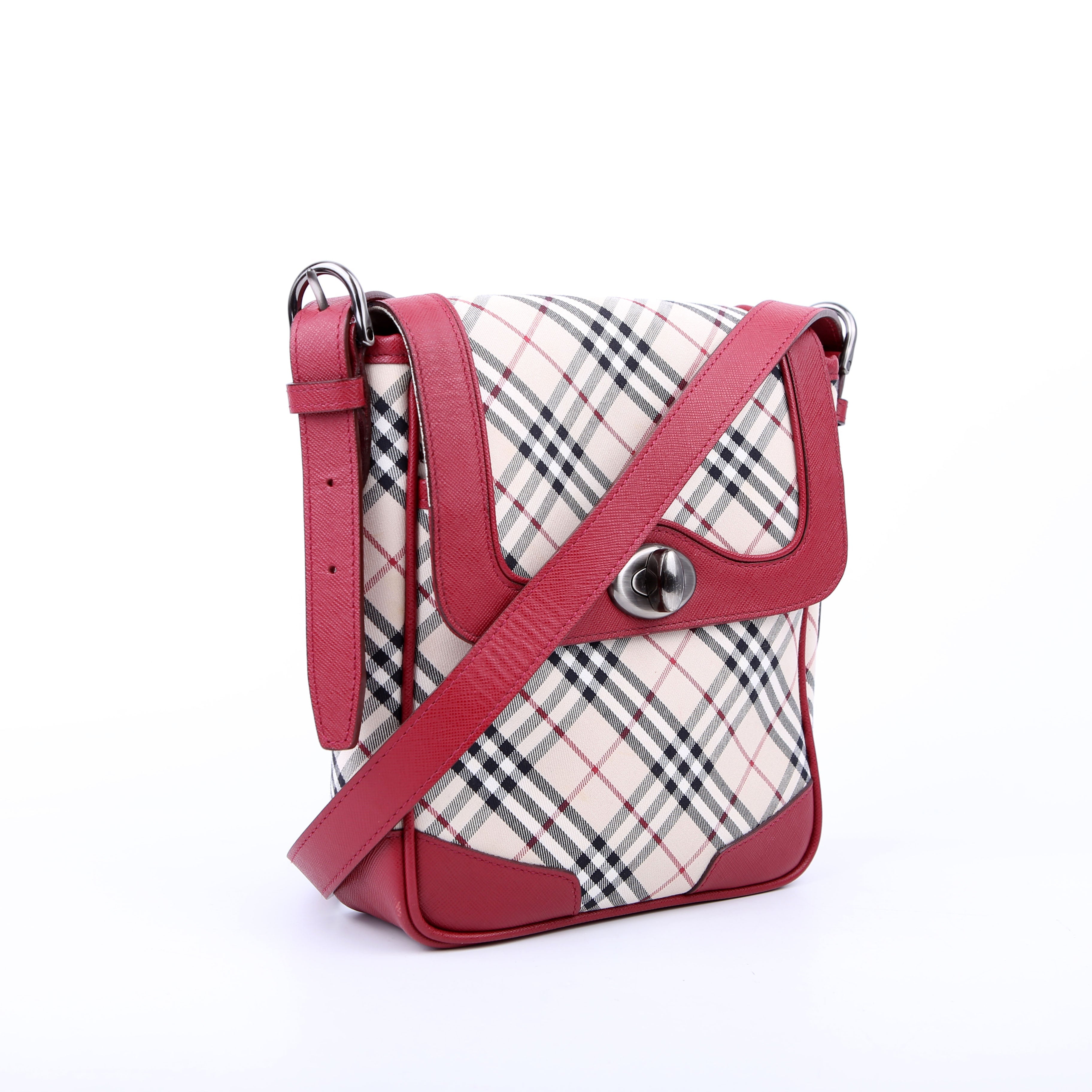 Nova Check Turnlock Shoulder Red