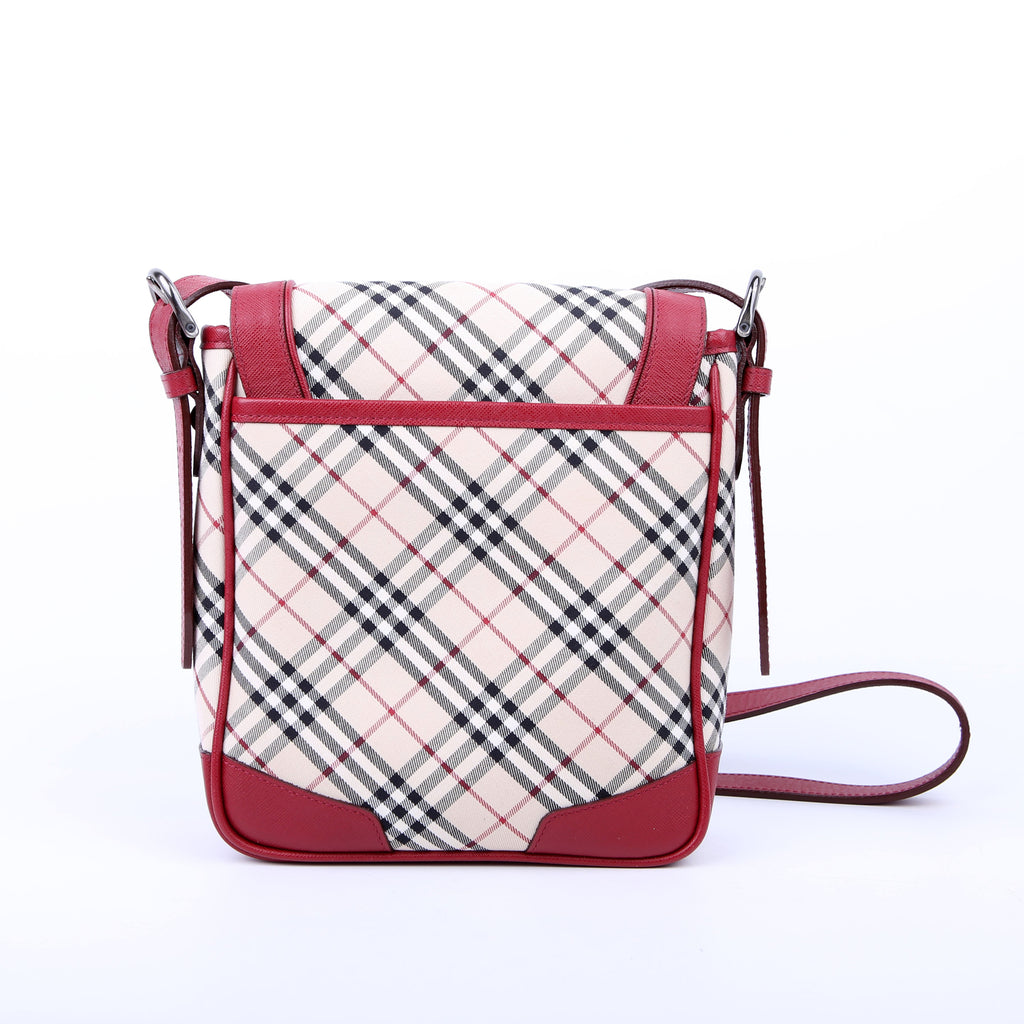 Nova Check Turnlock Shoulder Red