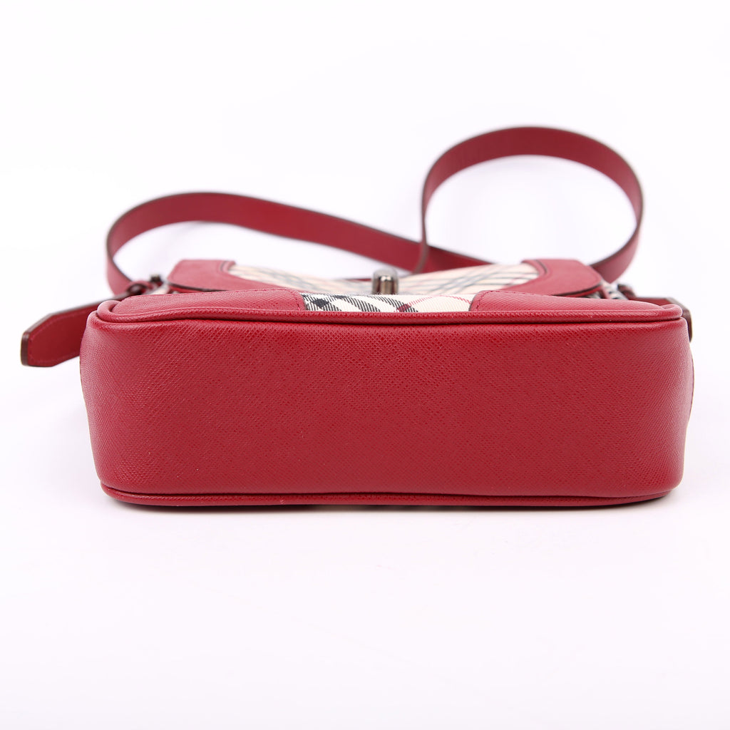Nova Check Turnlock Shoulder Red