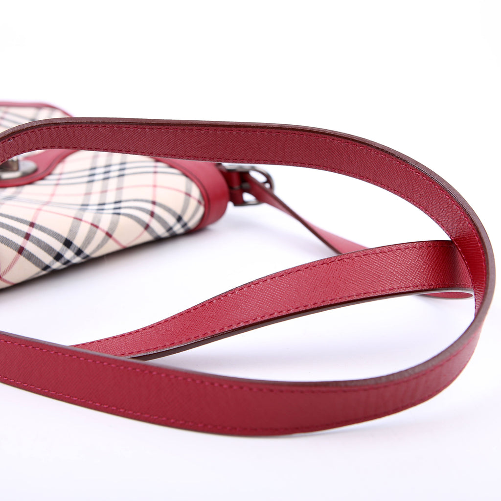 Nova Check Turnlock Shoulder Red