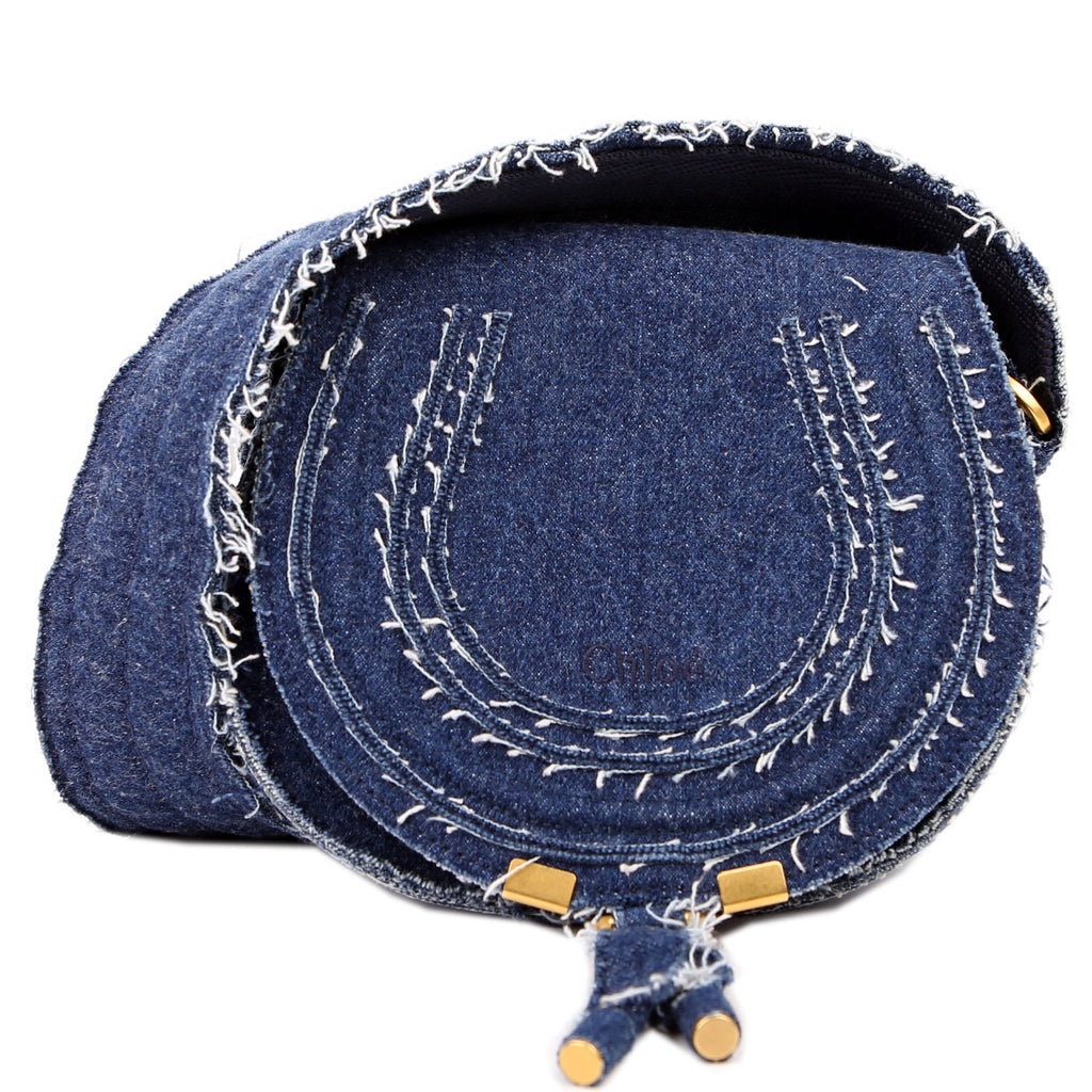Marcie Saddle Bag Denim Small