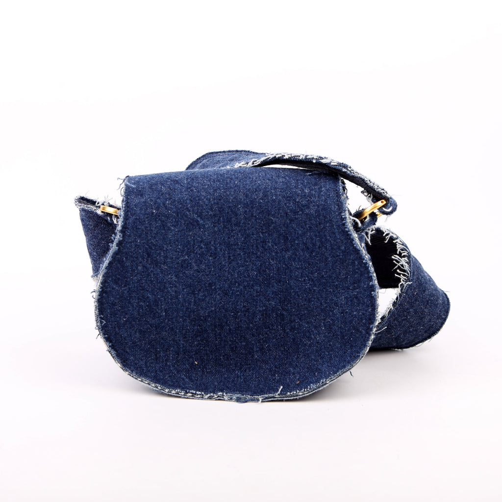 Marcie Saddle Bag Denim Small