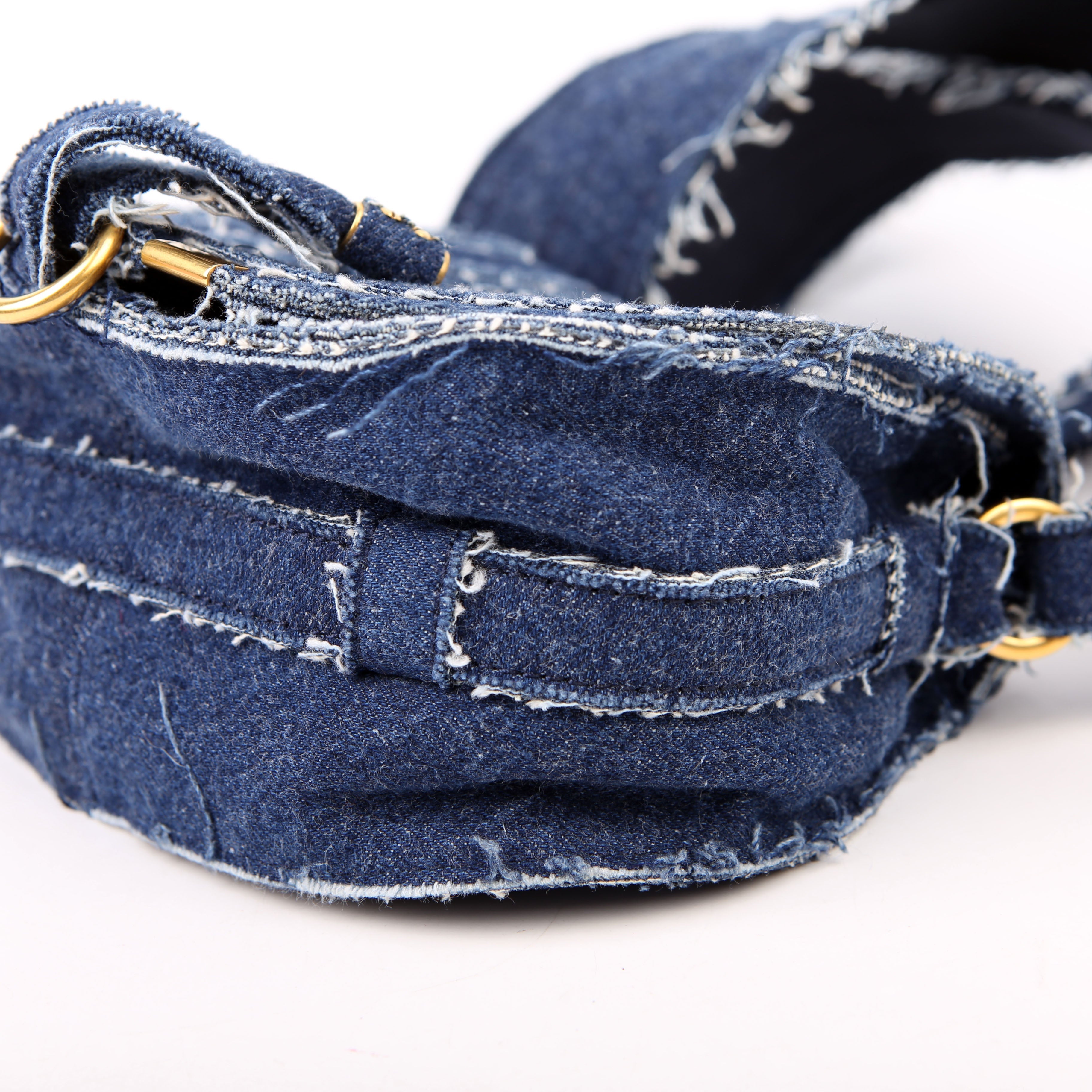 Marcie Saddle Bag Denim Small