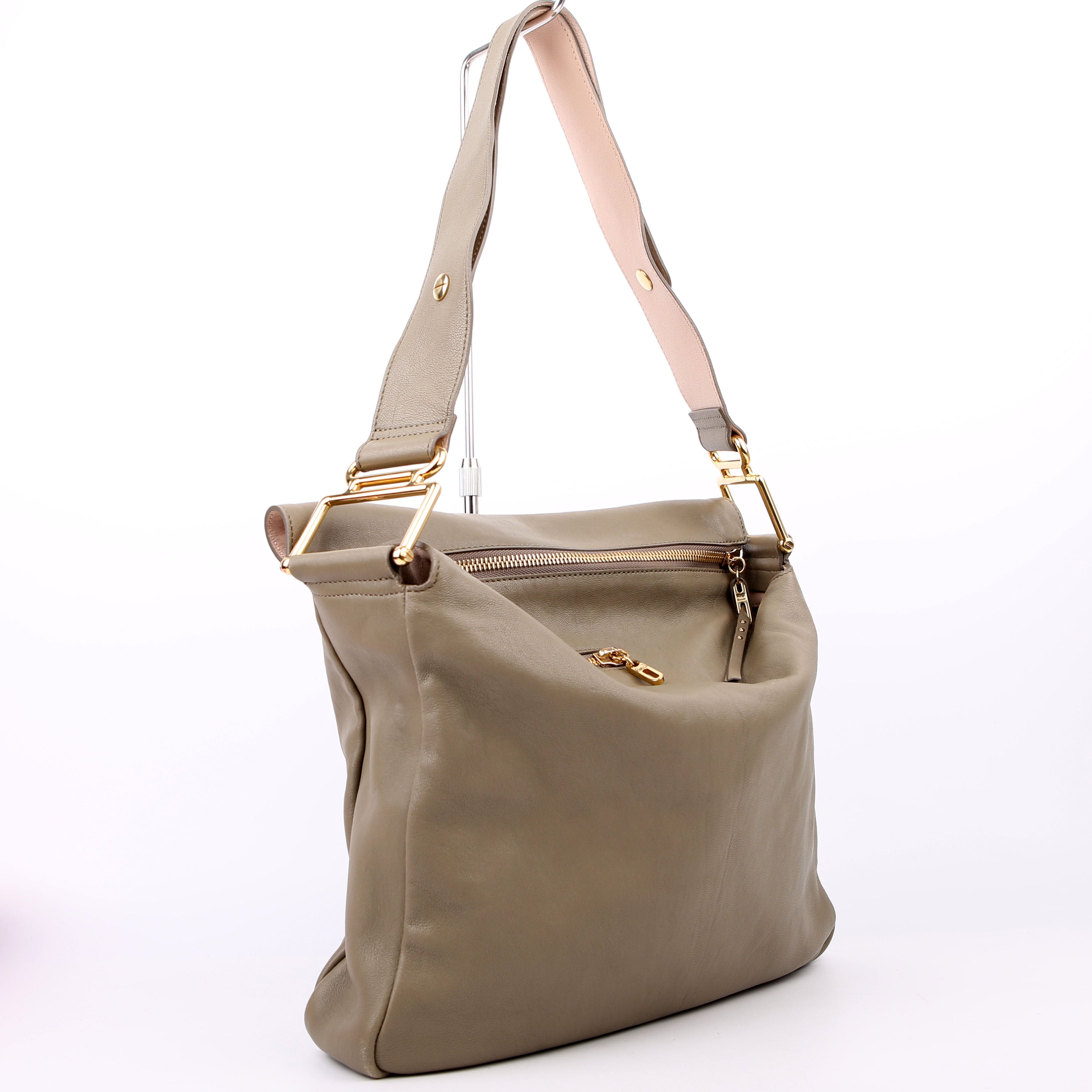 Vanessa Shoulder Bag Sheepskin Green