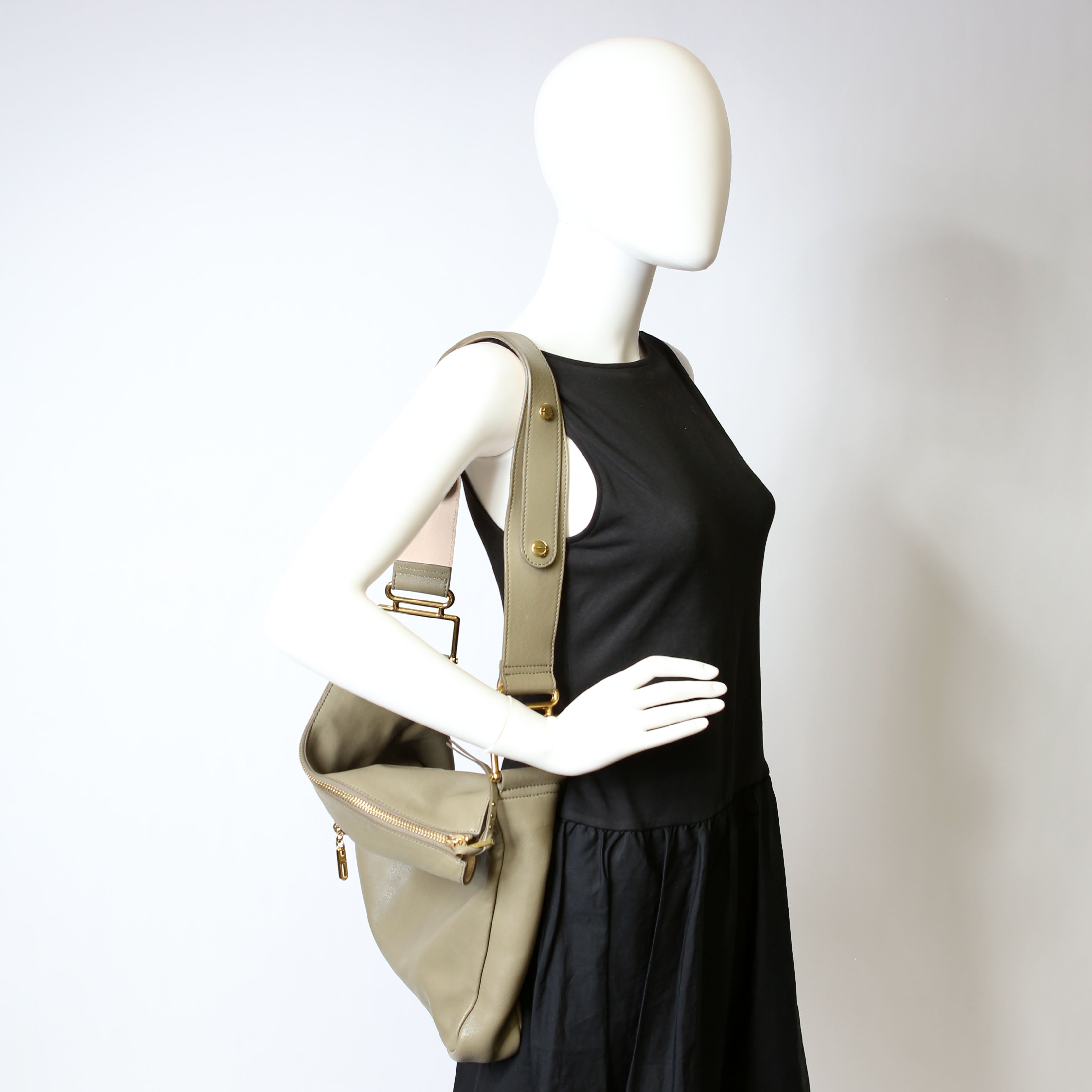 Vanessa Shoulder Bag Sheepskin Green