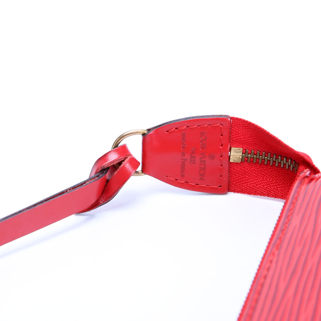 Pochette Accessories Epi Red