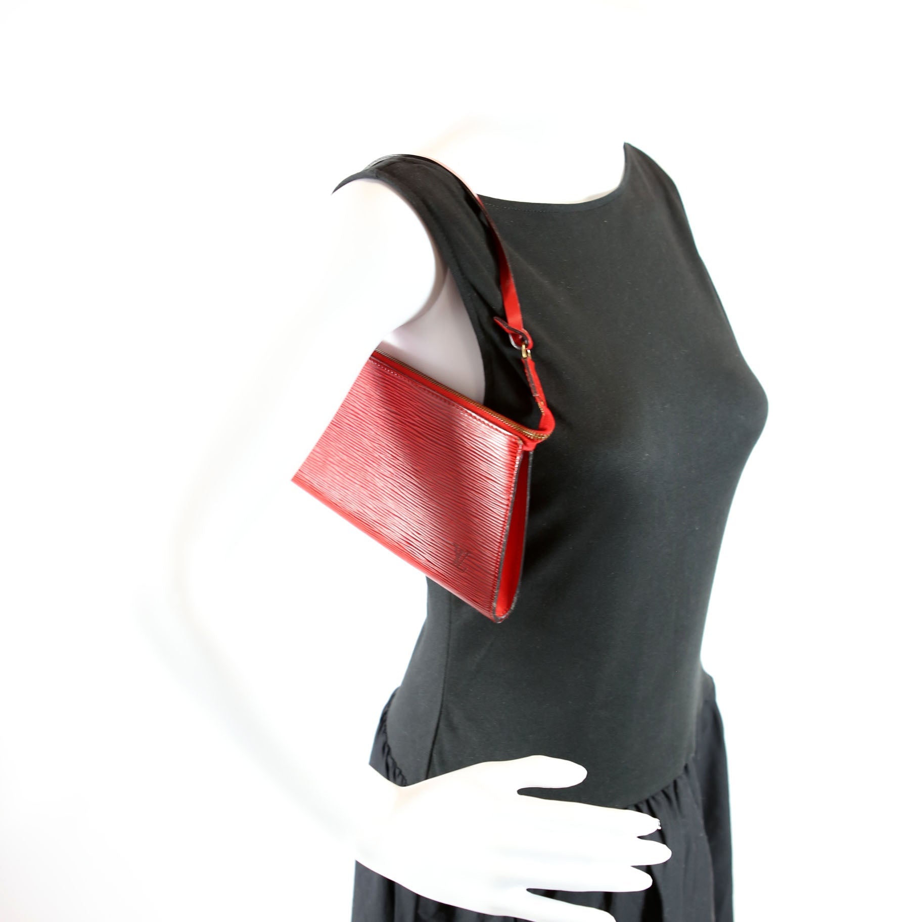 Pochette Accessories Epi Red