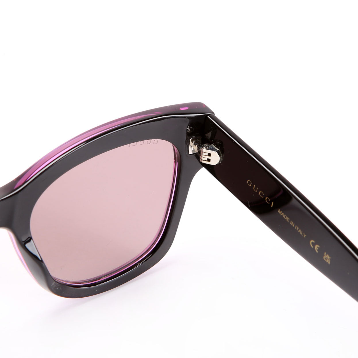 Gucci GG1789S Butterfly Sunglasses Black/Purple