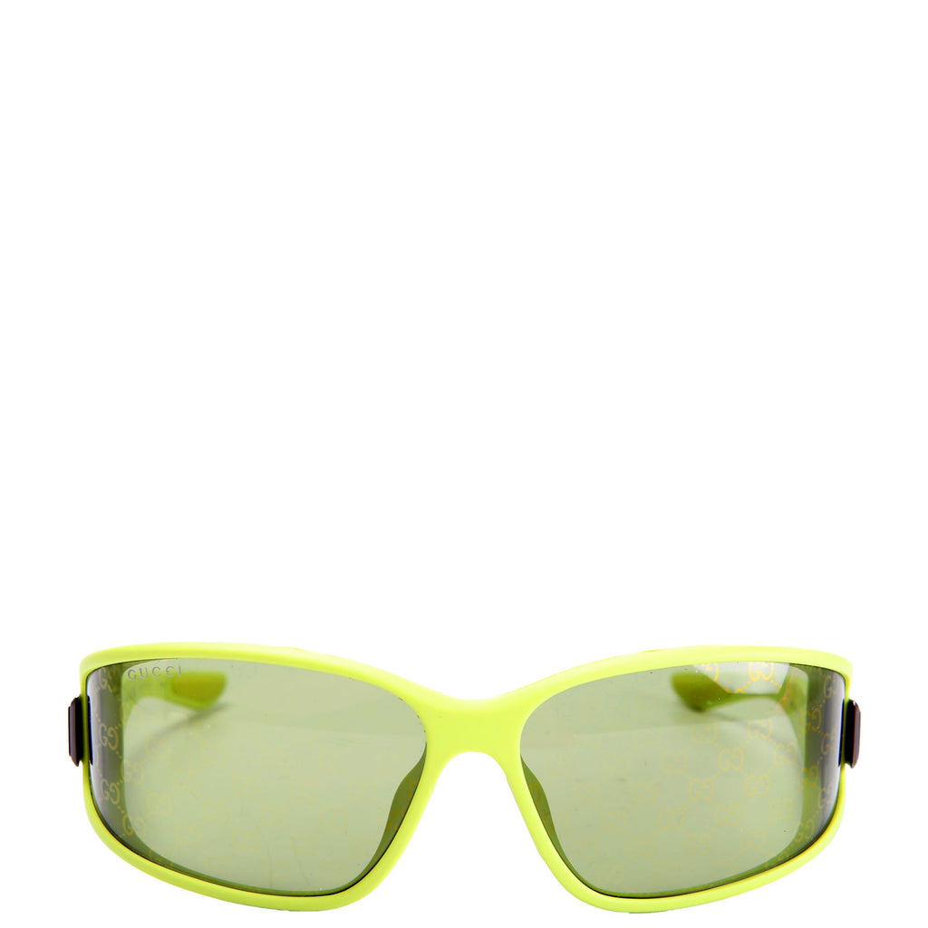 GG2011S Oval Sunglasses Green