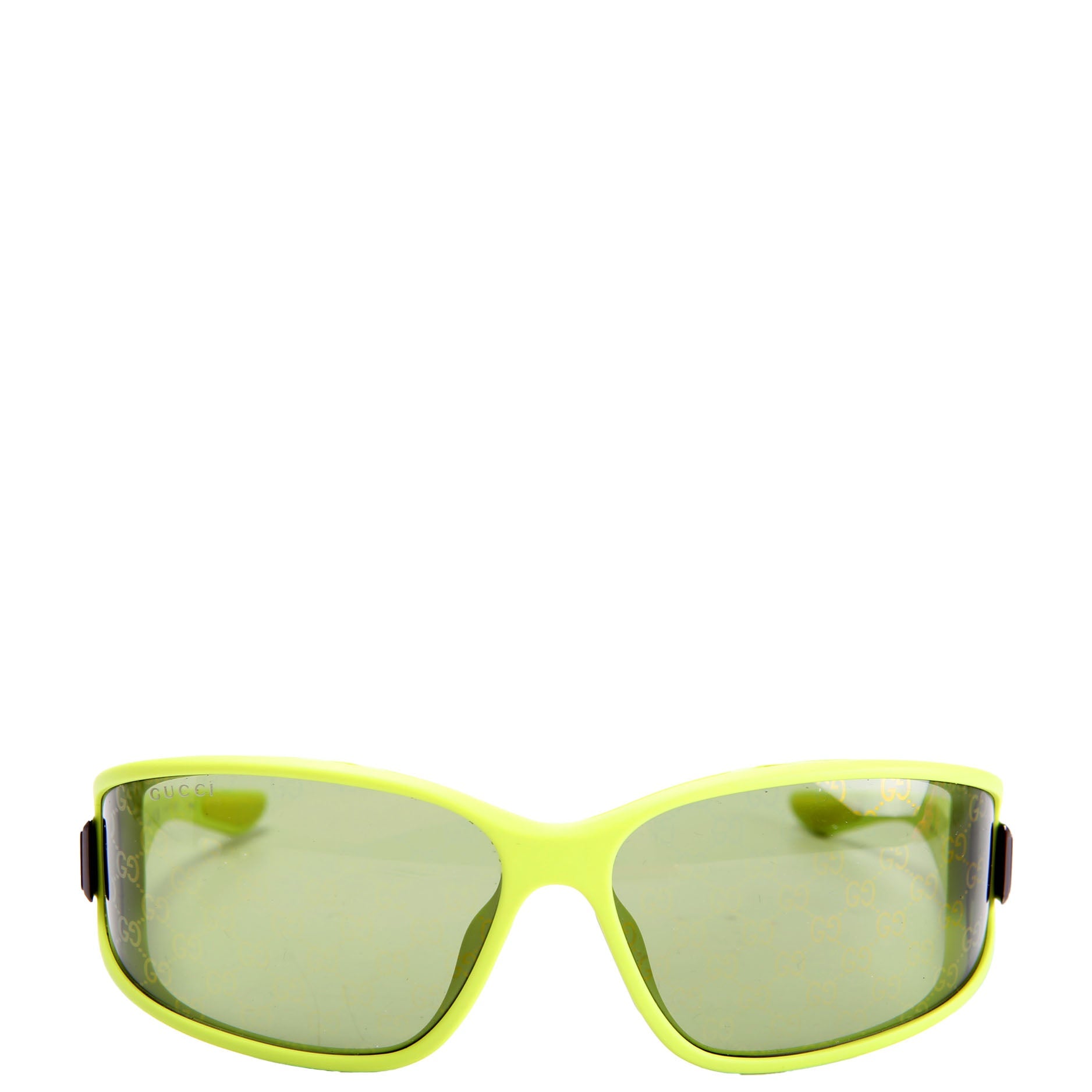 GG2011S Oval Sunglasses Green