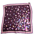 Carre Papillon Butterfly Silk Scarf Purple/Multicolor