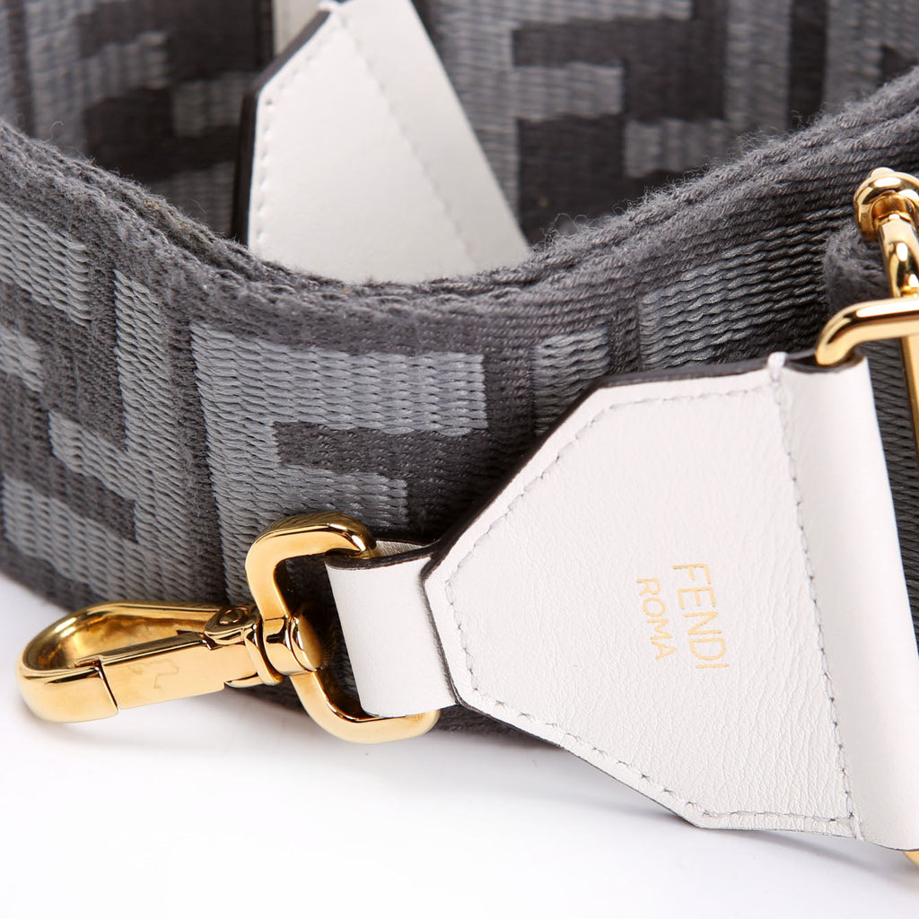 Fendi 8AV386 Strap You FF Fabric Strap Grey