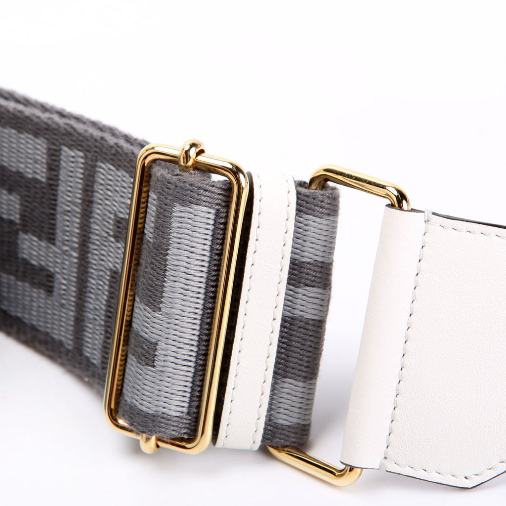 Fendi 8AV386 Strap You FF Fabric Strap Grey