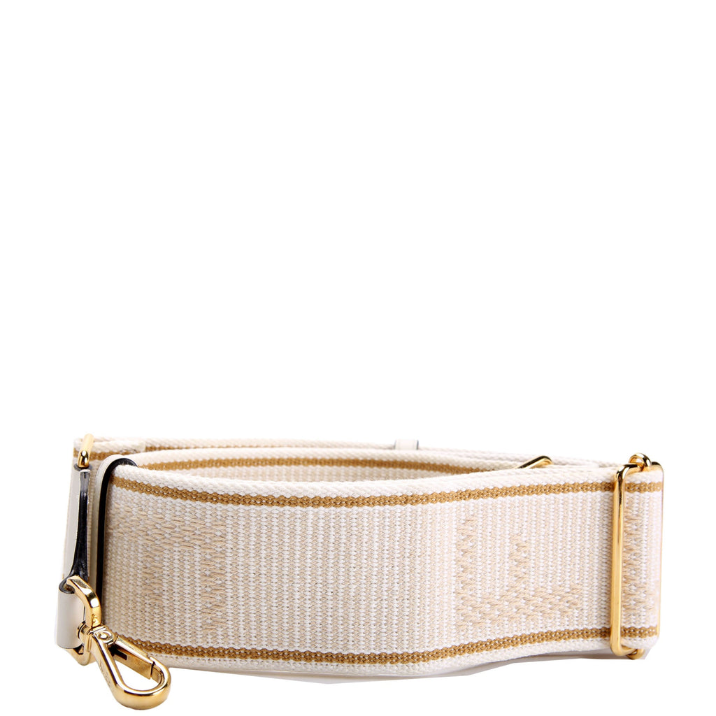 Fendi 8AV386 Strap You FF Fabric Strap Beige