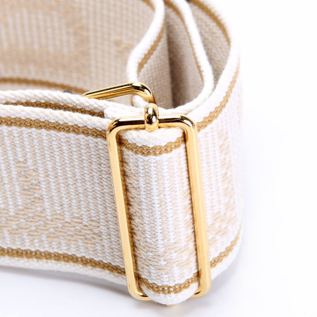 Fendi 8AV386 Strap You FF Fabric Strap Beige