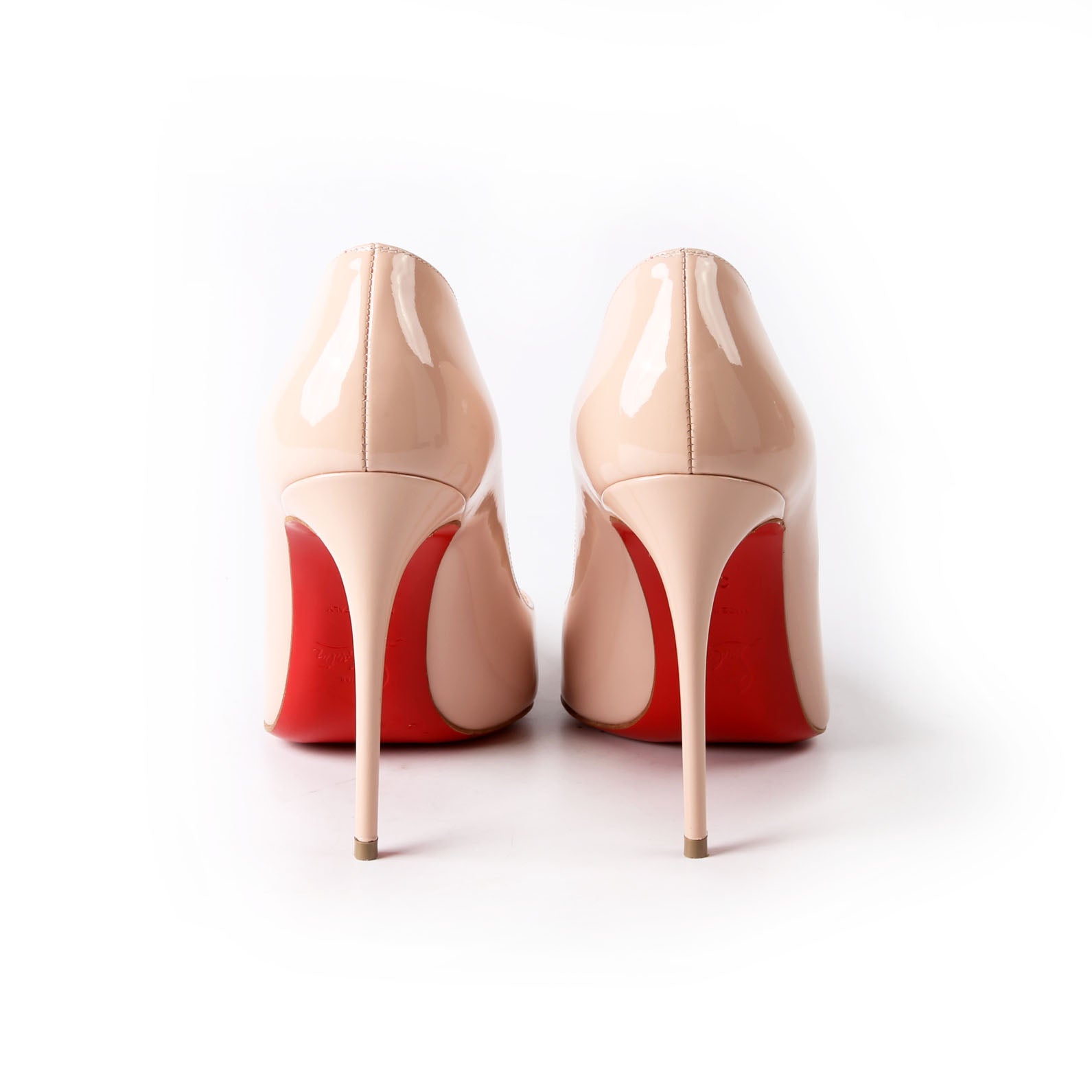 Pigalle Follies Patent 100MM Size 37.5 Light Pink