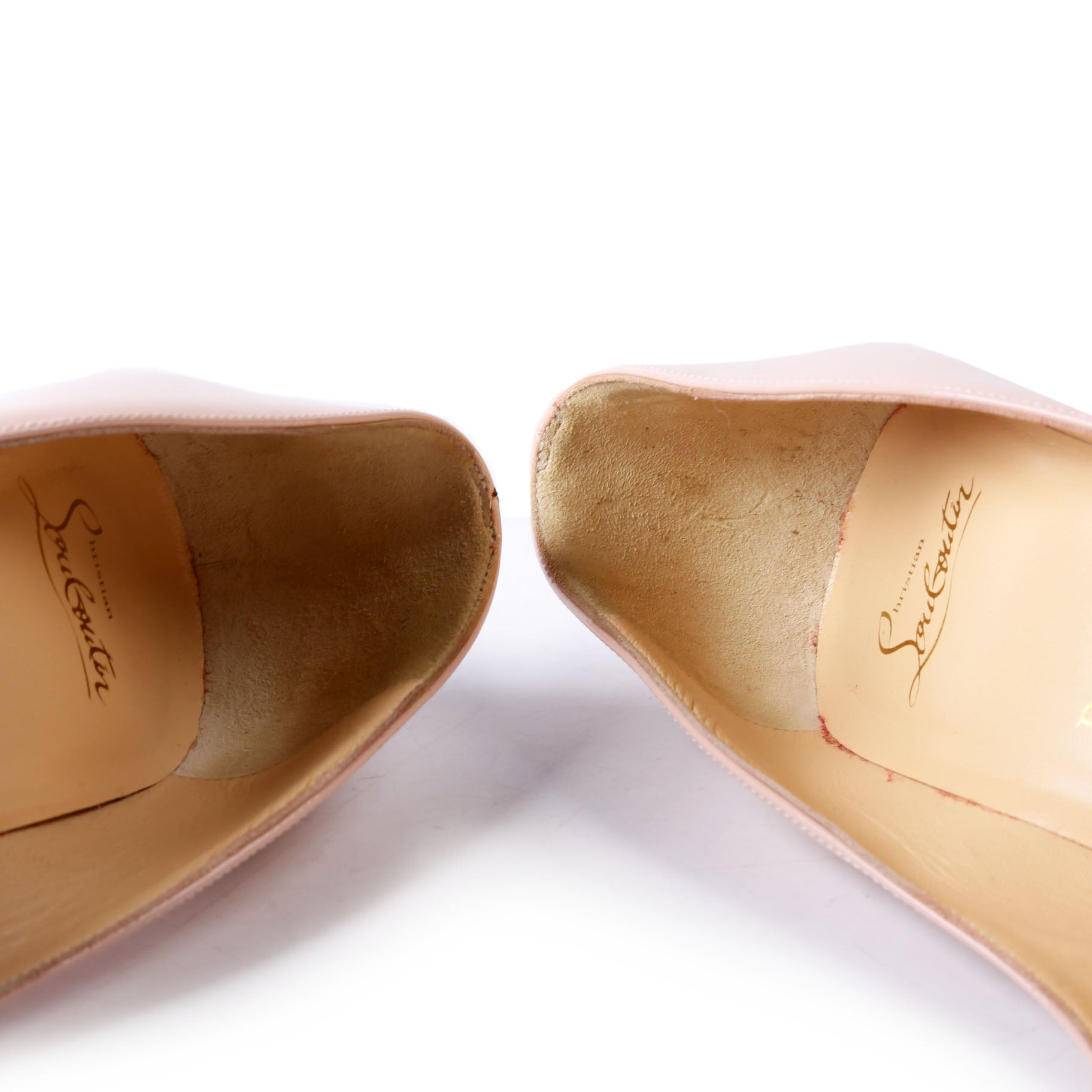 Pigalle Follies Patent 100MM Size 37.5 Light Pink