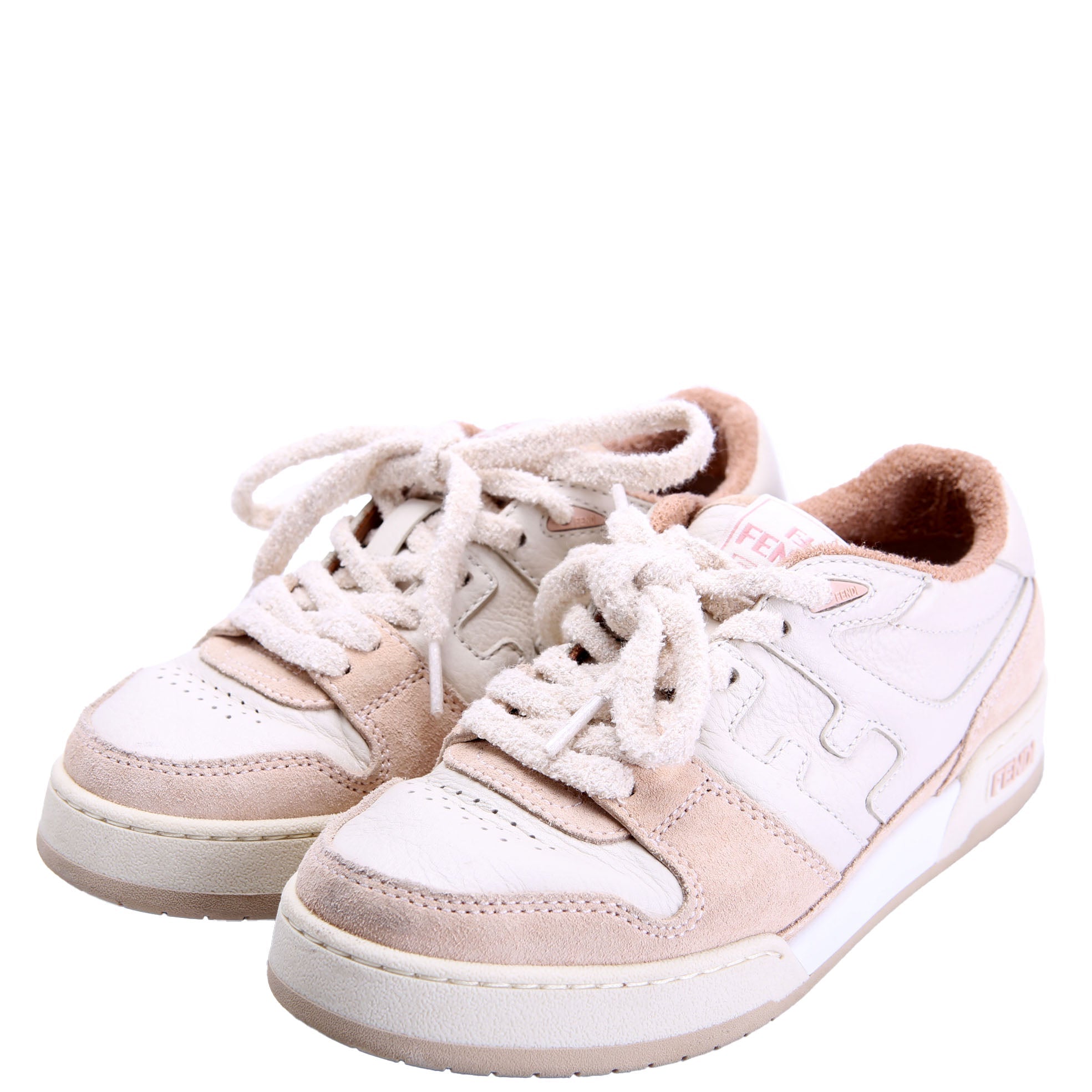 Fendi Match Sneakers Size 37 Tan