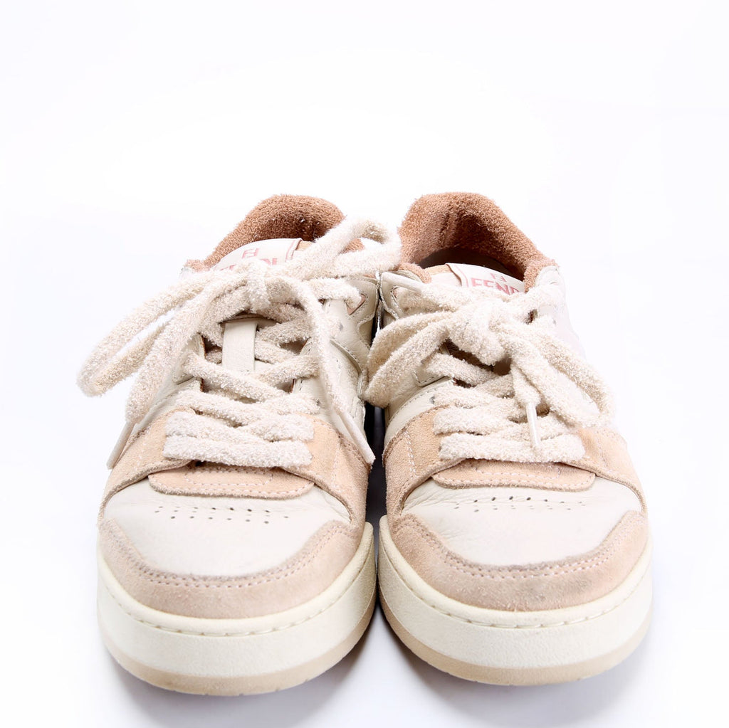 Fendi Match Sneakers Size 37 Tan
