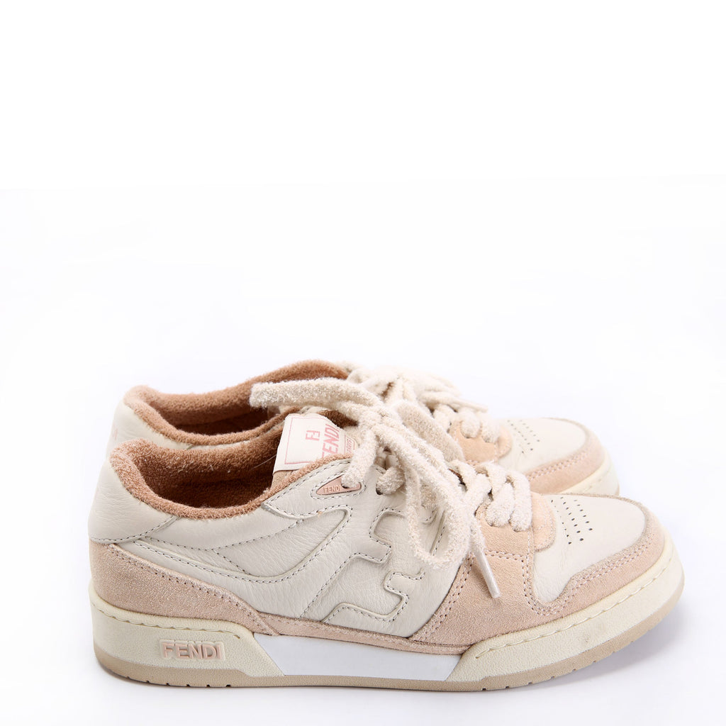 Fendi Match Sneakers Size 37 Tan