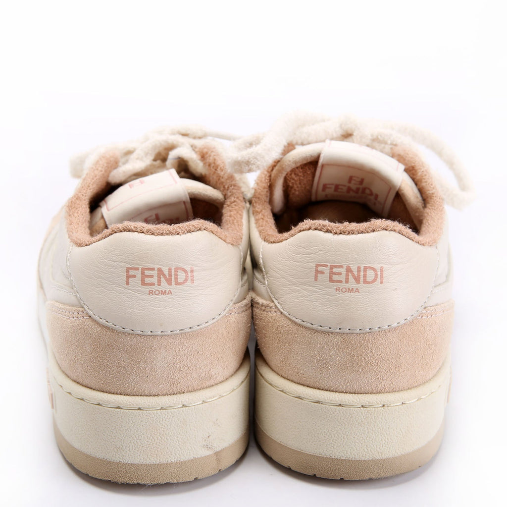 Fendi Match Sneakers Size 37 Tan
