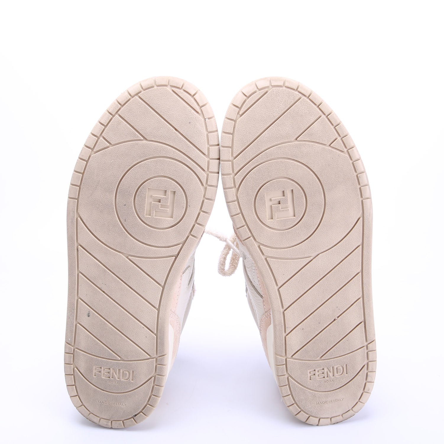 Fendi Match Sneakers Size 37 Tan