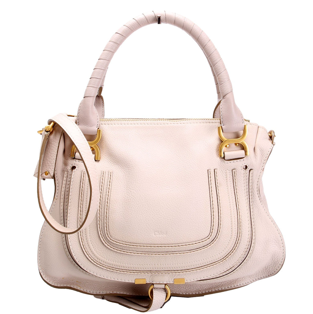 Marcie Satchel Medium Beige